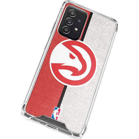 NBA Atlanta Hawks Canvas Galaxy A52 5G Clear Case