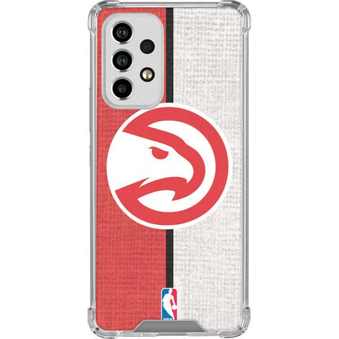 NBA Atlanta Hawks Canvas Galaxy A53 5G Clear Case