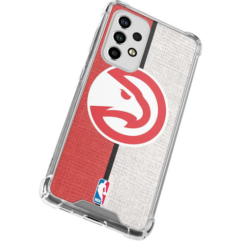 NBA Atlanta Hawks Canvas Galaxy A53 5G Clear Case