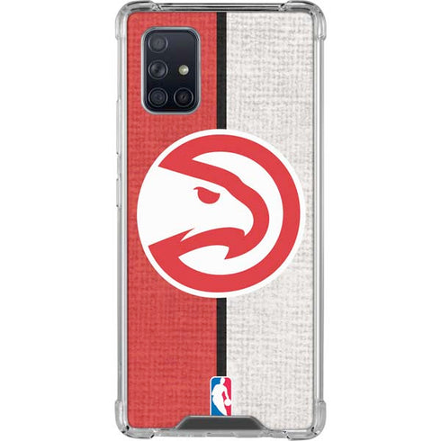NBA Atlanta Hawks Canvas Galaxy A71 5G Clear Case