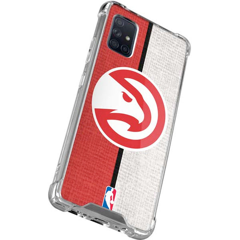 NBA Atlanta Hawks Canvas Galaxy A71 5G Clear Case