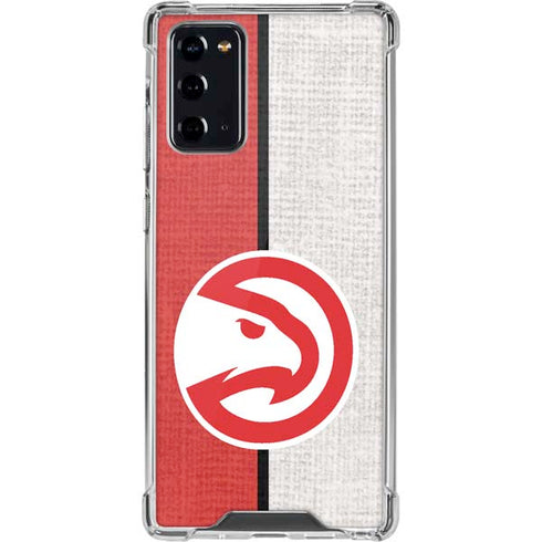 NBA Atlanta Hawks Canvas Galaxy Note20 5G Clear Case