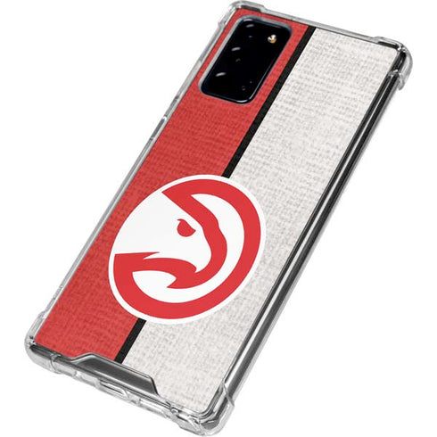 NBA Atlanta Hawks Canvas Galaxy Note20 5G Clear Case