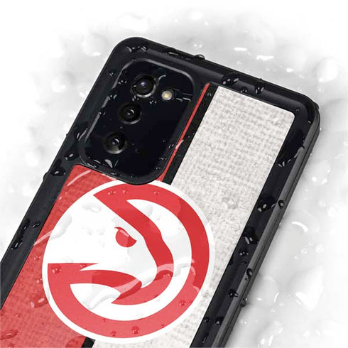 NBA Atlanta Hawks Canvas Galaxy Note20 5G Waterproof Case