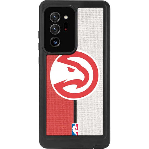 NBA Atlanta Hawks Canvas Galaxy Note20 Ultra 5G Waterproof Case