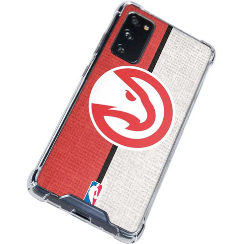 NBA Atlanta Hawks Canvas Galaxy S20 FE Clear Case