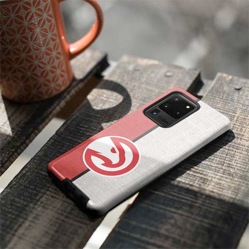 NBA Atlanta Hawks Canvas Galaxy S20 Ultra 5G Pro Case