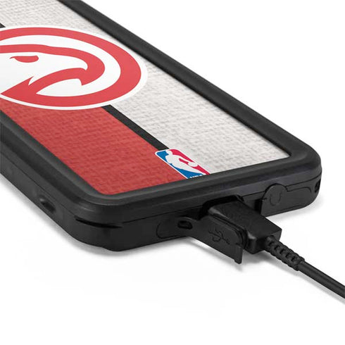 NBA Atlanta Hawks Canvas Galaxy S20 Waterproof Case