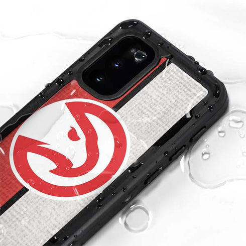 NBA Atlanta Hawks Canvas Galaxy S20 Waterproof Case