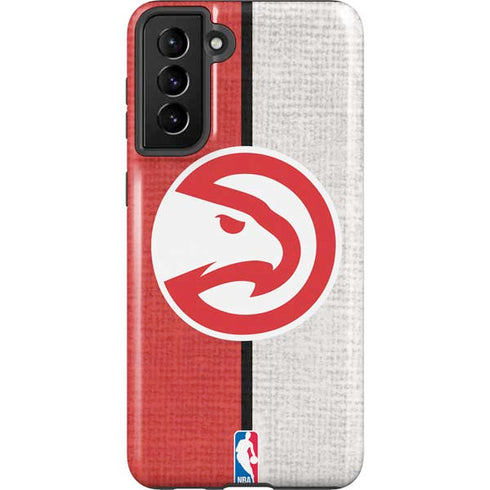NBA Atlanta Hawks Canvas Galaxy S21 Plus 5G Pro Case