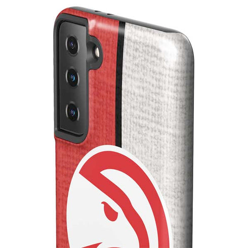NBA Atlanta Hawks Canvas Galaxy S21 Plus 5G Pro Case