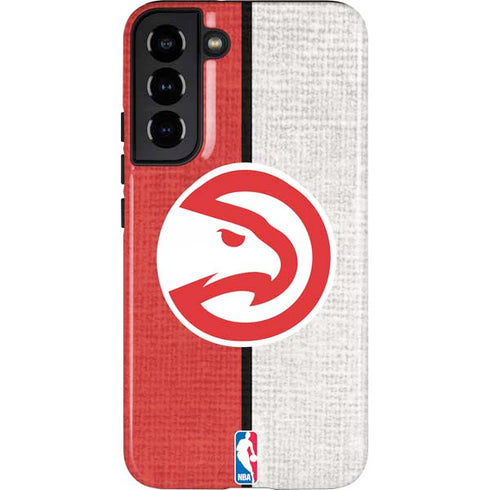 NBA Atlanta Hawks Canvas Galaxy S22 Plus Pro Case
