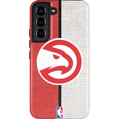 NBA Atlanta Hawks Canvas Galaxy S22 Pro Case