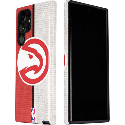 NBA Atlanta Hawks Canvas Galaxy S22 Ultra Pro Case