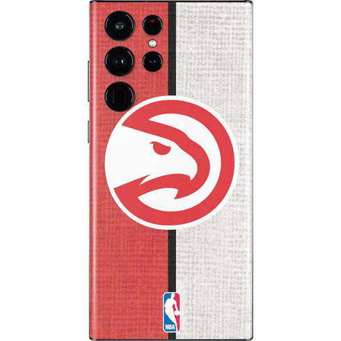 NBA Atlanta Hawks Canvas Galaxy S22 Ultra Skin