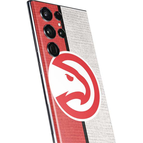 NBA Atlanta Hawks Canvas Galaxy S22 Ultra Skin