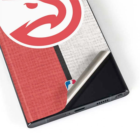 NBA Atlanta Hawks Canvas Galaxy S22 Ultra Skin