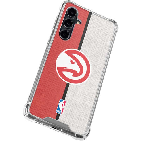 NBA Atlanta Hawks Canvas Galaxy S23 FE Clear Case