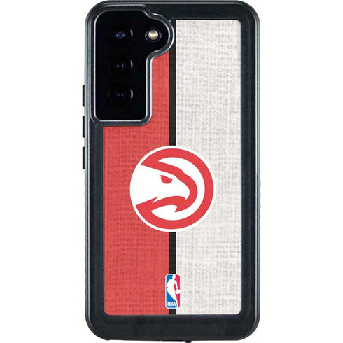 NBA Atlanta Hawks Canvas Galaxy S23 Plus Waterproof Case