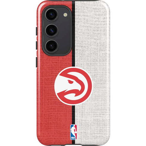 NBA Atlanta Hawks Canvas Galaxy S23 Pro Case