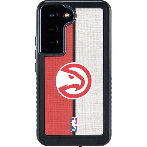 NBA Atlanta Hawks Canvas Galaxy S23 Waterproof Case