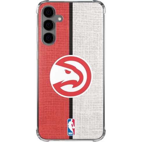 NBA Atlanta Hawks Canvas Galaxy S24 Plus Clear Case