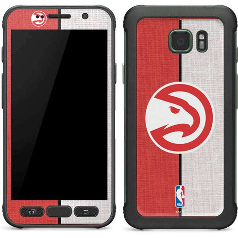 NBA Atlanta Hawks Canvas Galaxy S7 Active Skin