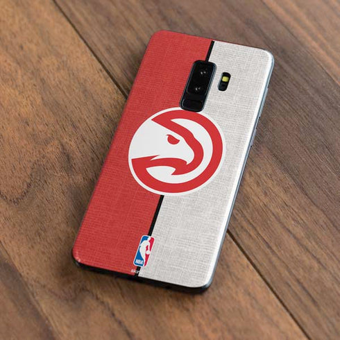 NBA Atlanta Hawks Canvas Galaxy S9 Plus Skin
