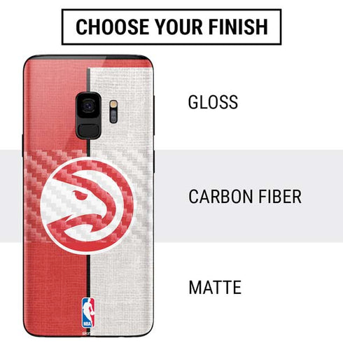 NBA Atlanta Hawks Canvas Galaxy S9 Skin