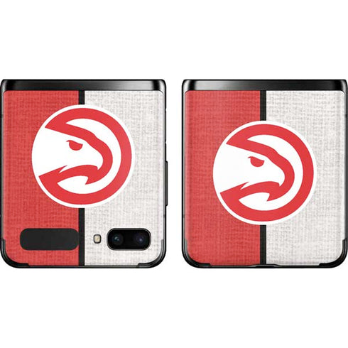 NBA Atlanta Hawks Canvas Galaxy Z Flip Skin