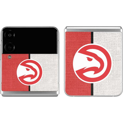 NBA Atlanta Hawks Canvas Galaxy Z Flip4 5G Skin