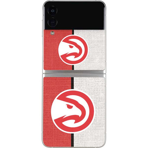 NBA Atlanta Hawks Canvas Galaxy Z Flip4 5G Skin