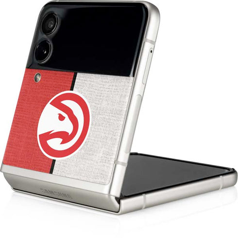 NBA Atlanta Hawks Canvas Galaxy Z Flip4 5G Skin