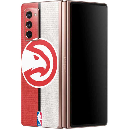 NBA Atlanta Hawks Canvas Galaxy Z Fold2 5G Skin