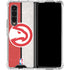 NBA Atlanta Hawks Canvas Galaxy Z Fold4 5G Clear Case