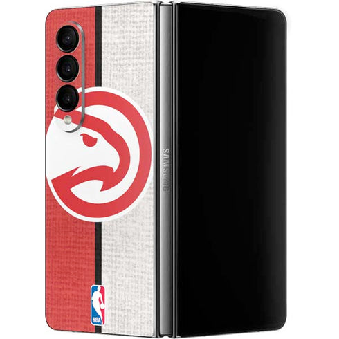NBA Atlanta Hawks Canvas Galaxy Z Fold4 5G Skin