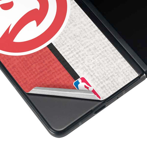 NBA Atlanta Hawks Canvas Galaxy Z Fold4 5G Skin