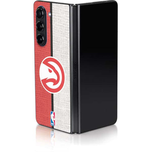 NBA Atlanta Hawks Canvas Galaxy Z Fold5 5G Skin