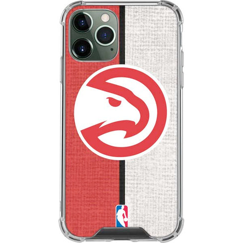 NBA Atlanta Hawks Canvas iPhone 11 Pro Max Clear Case
