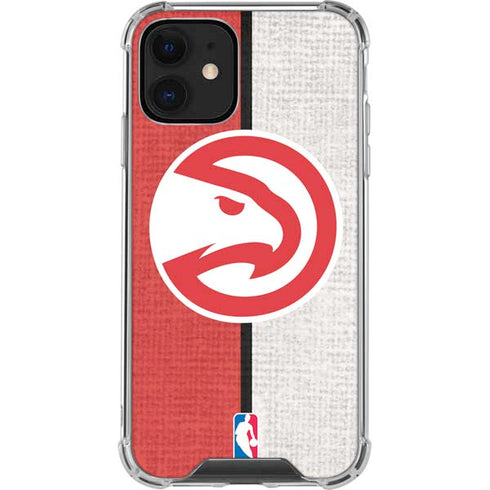 NBA Atlanta Hawks Canvas iPhone 12 Clear Case
