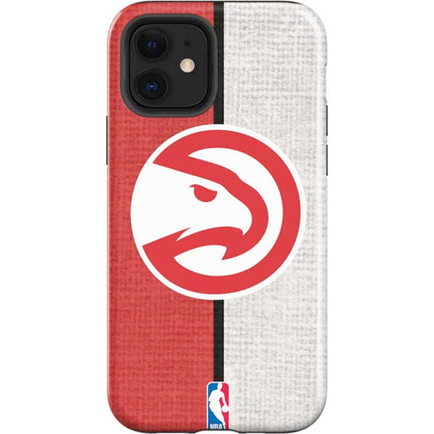 NBA Atlanta Hawks Canvas iPhone 12 Impact Case