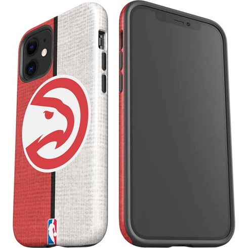NBA Atlanta Hawks Canvas iPhone 12 Impact Case