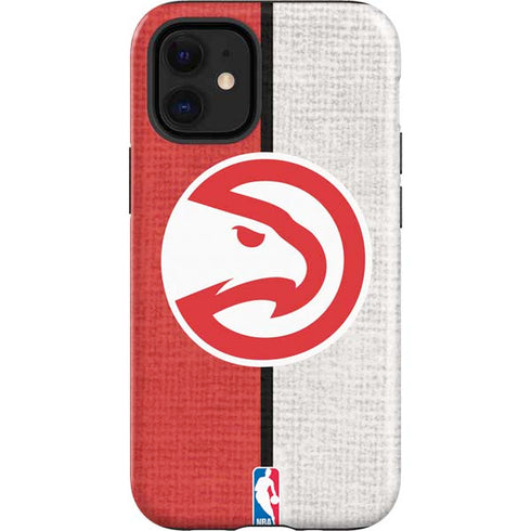 NBA Atlanta Hawks Canvas iPhone 12 Mini Impact Case