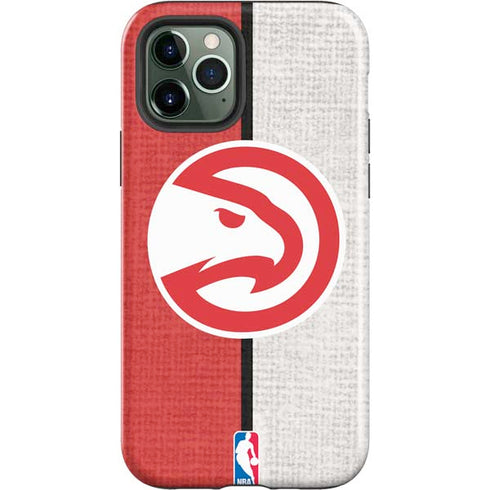 NBA Atlanta Hawks Canvas iPhone 12 Pro Impact Case