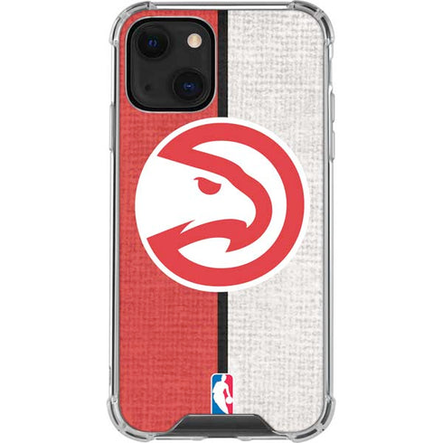 NBA Atlanta Hawks Canvas iPhone 13 Clear Case