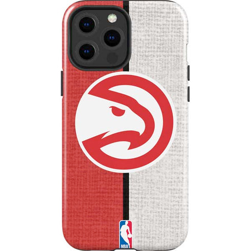 NBA Atlanta Hawks Canvas iPhone 13 Pro Max Impact Case