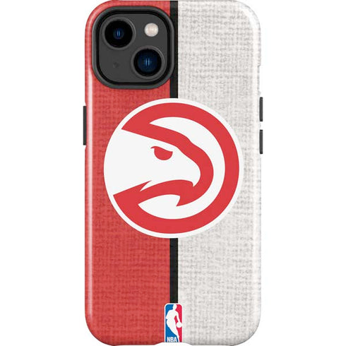 NBA Atlanta Hawks Canvas iPhone 14 Plus Impact Case