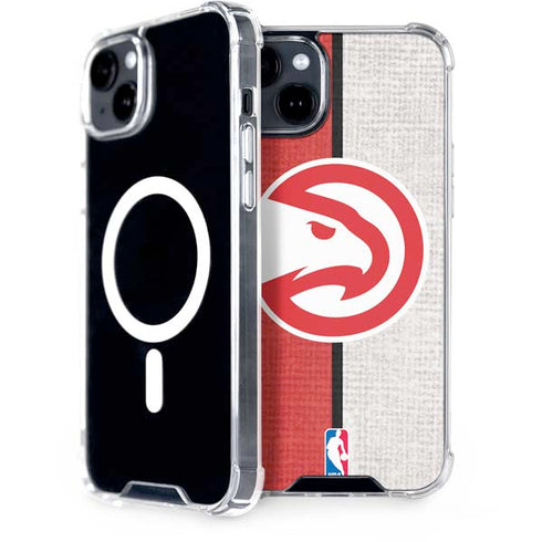 NBA Atlanta Hawks Canvas iPhone 14 MagSafe Case