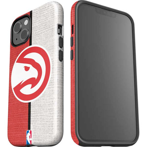 NBA Atlanta Hawks Canvas iPhone 14 Impact Case