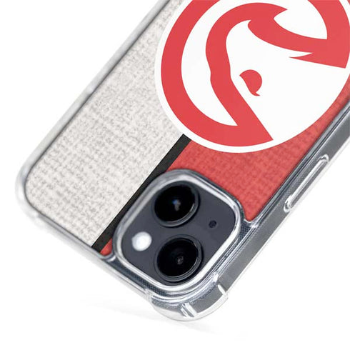 NBA Atlanta Hawks Canvas iPhone 15 Plus MagSafe Case